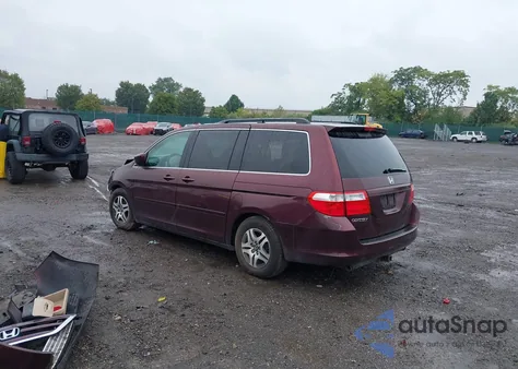 2007 Honda Odyssey Ex-L z USA, uszkodzony, nr VIN 5FNRL38707B453788